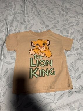 Kid’s Disney Tan The Lion King Simba Graphic Tee